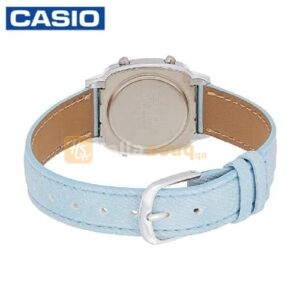 Casio LA670WL-2ADF Womens Casual Digital Leather Watch - Blue