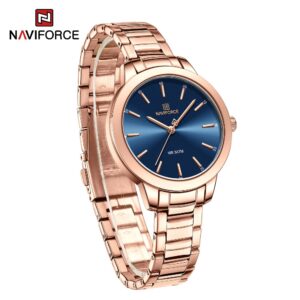 NAVIFORCE NF 5025 Women's  Watch Stainless Steel - Rose gold White