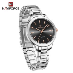 NAVIFORCE NF 5025 Women's  Watch Stainless Steel - Silver Black