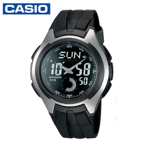 Casio AQ-160W-1BVDF Analog Digital Classic Illuminator Men's Watch