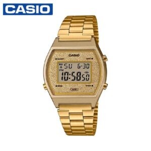 Casio B640WGG-9DF Vintage Series Digital Dial Unisex Watch - Gold
