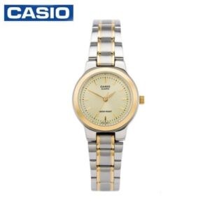 Casio LTP-1131G-9ARDF Women's Analog Stainless Steel Watch - Silver Gold