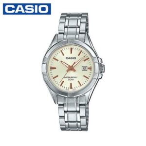 Casio LTP-1308D-9AVDF Women's Analog Stainless Steel Wrist Watch - Silver