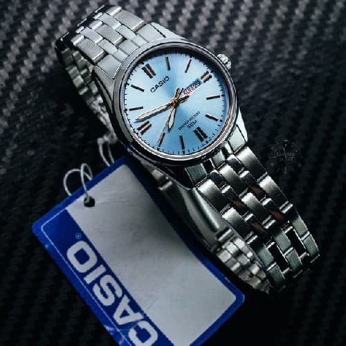 Casio LTP-1335D-2AVDF Enticer Ladies Analog Stainless Steel Watch - Silver