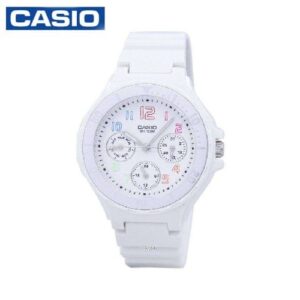 Casio LRW-250H-7BVDF Women's Analog Resin Watch - White