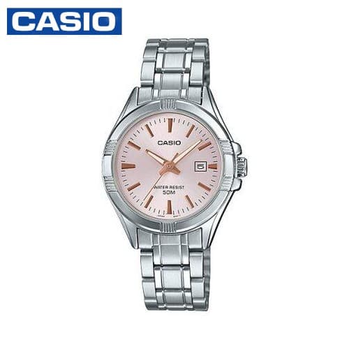 Casio LTP-1308D-4AVDF Women's Analog Stainless Steel Wrist Watch - Silver