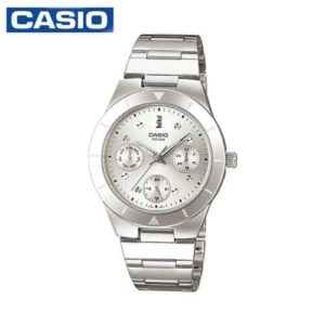 Casio LTP-2083D-7AVDF Womens Enticer Series Stainless Steel Analog Watch - Silver