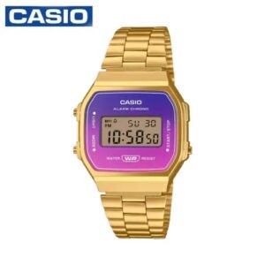 Casio A168WERG-2ADF Unisex Vintage Series Digital Watch - Gold
