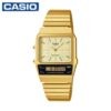 Casio AQ-800EG-9ADF Unisex Vintage Series Analog- Digital Watch - Gold