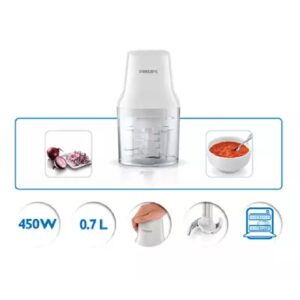 Philips HR1393/01 450W Daily Collection Chopper - White