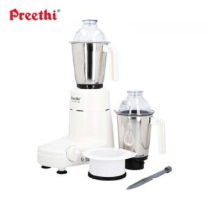 Preethi MG-128/09 750 Watts Mixer Grinder Chefpro Plus - White and Silver