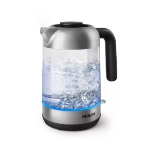 Philips HD9339/81 5000 Series Glass Kettle 2200W - Black and Silver