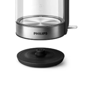 Philips HD9339/81 5000 Series Glass Kettle 2200W - Black and Silver