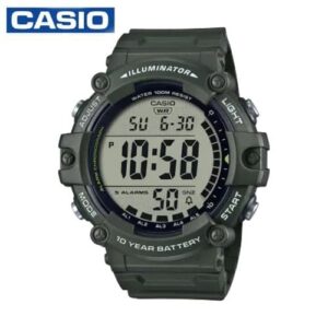 Casio AE-1500WHX-3AVDF Mens Digital Resin Strap Watch - Green