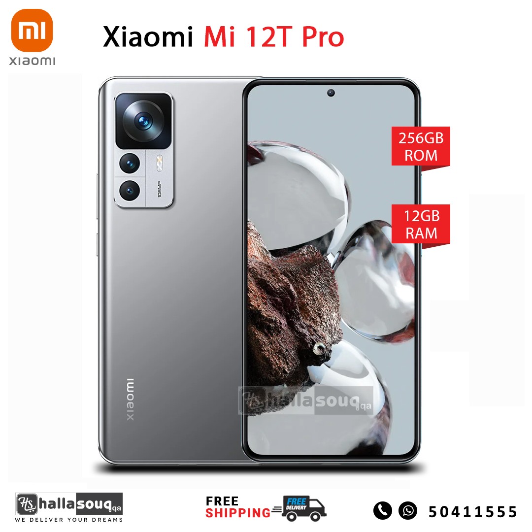 Xiaomi Mi 12T pro (12GB RAM, 256GB Storage) - Silver