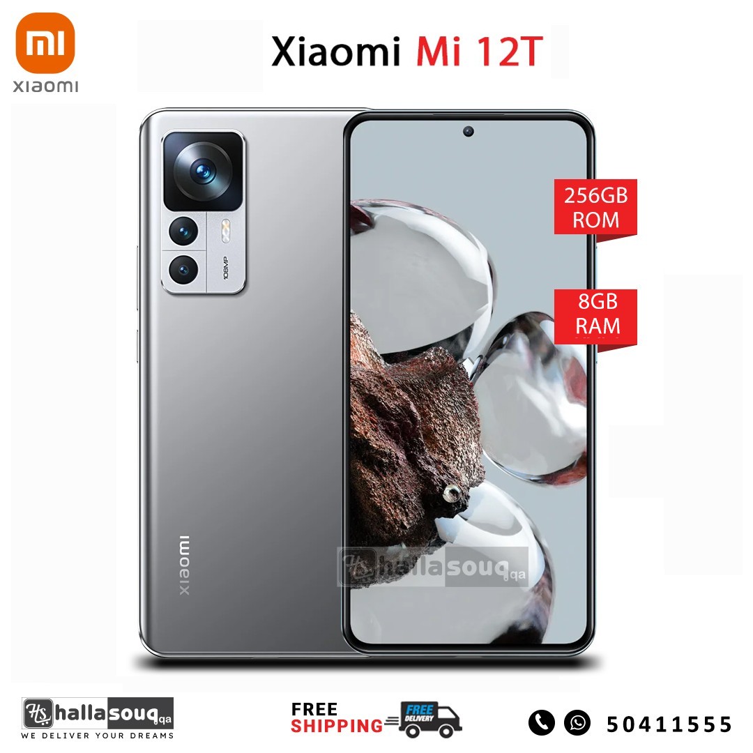 Xiaomi Mi 12T (8GB RAM, 256GB Storage) - Silver