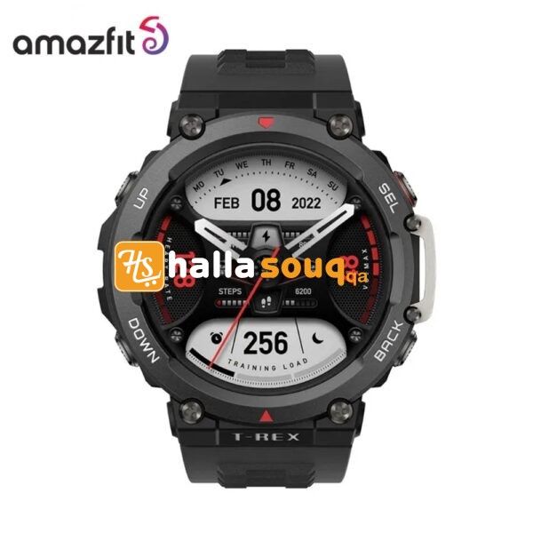 Amazfit T Rex 2 Smartwatch - Ember Black