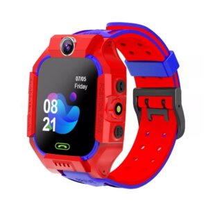 Atouch Q6 kids Smart Watch for Kids with Tracker HD Touch Screen for 3-12 Boys and Girls - Red