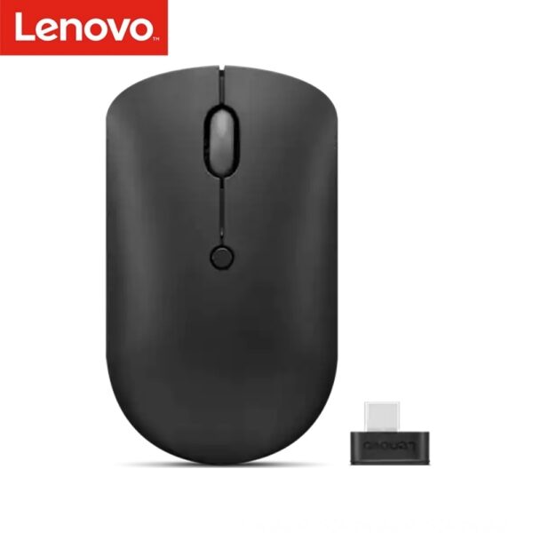 Lenovo 400(GY51D20865) USB-C Compact Wireless Mouse - Black