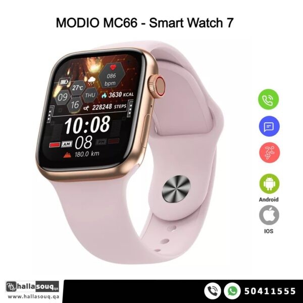 Modio MC66 Smart Watch 7 - Pink