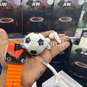 AW8 Ultra Smart Watch With Two Straps And Bluetooth Headset