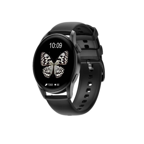 Smart 2030 S300 Wireless Charging Smart Watch - Black