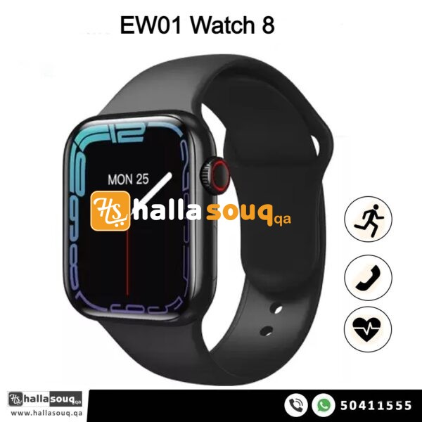 EW01 Series 8 Smart watch - Black
