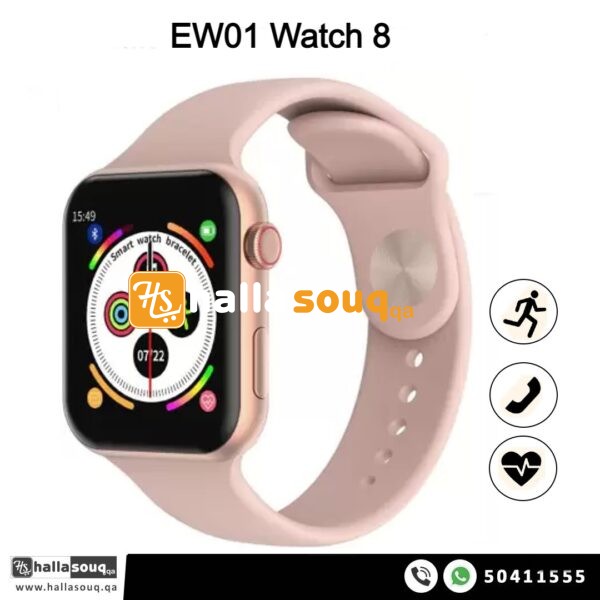 EW01 Series 8 Smart watch - Pink
