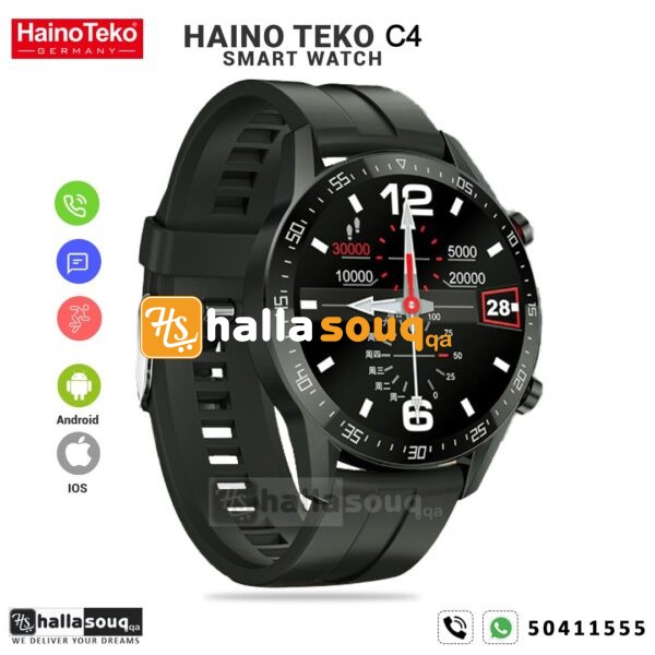 Haino Teko C4 Fitness Smart Watch 46mm - Black