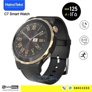 Haino Teko C7 Smart Watch Wireless Charging - Black
