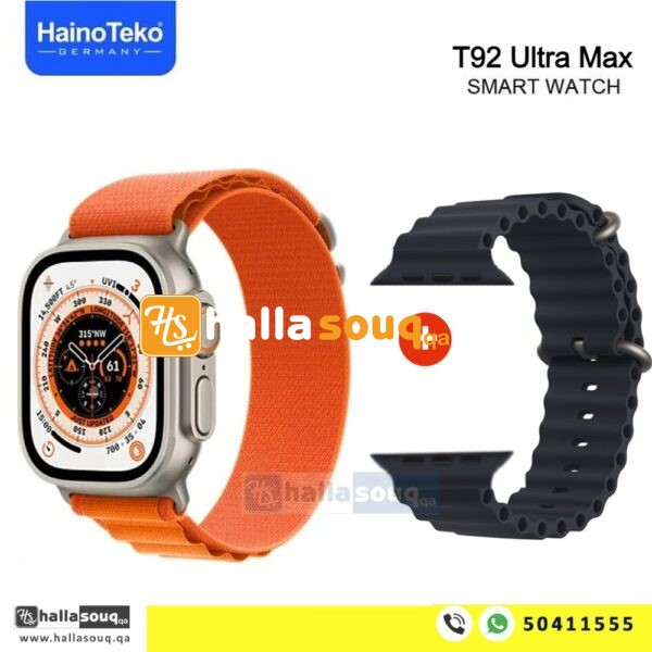 Haino Teko T92 Ultra Max Smartwatch, Wireless Charging Watch