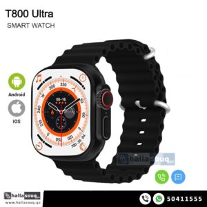 T800 Ultra Smartwatch 1.99" HD Large Screen Watch  - Black