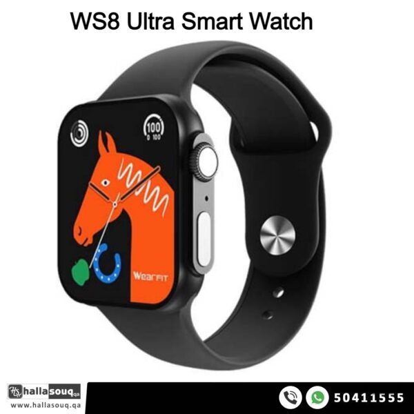 WS8 Ultra smart watch - Black