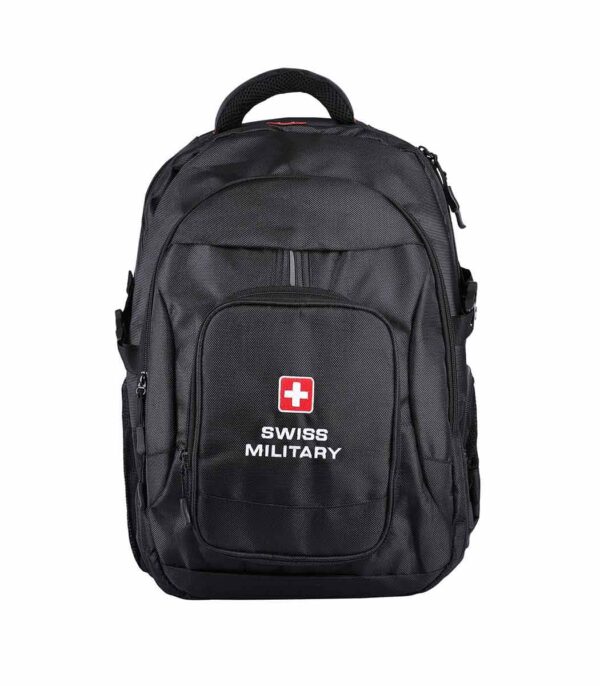 SWISS MILITARY (LBP58) 25 Ltrs Laptop Backpack - Black And Swiss Military TWS-VICTOR1 True Wireless Earbuds
