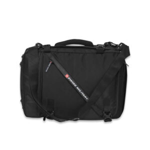 SWISS MILITARY (LBP88) Multipurpose Backpack Cum Sling Bag - Black And Swiss Military TWS-VICTOR1 True Wireless Earbuds