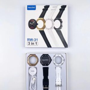 Haino Teko RW-31 SmartWatch, 3 in 1 Triple Case Smart Watch