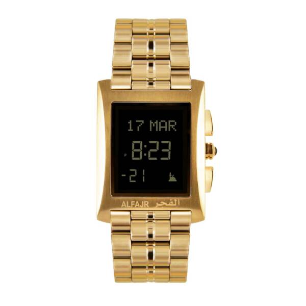 ALFAJR  WL-08S Classic Unisex Digital Watch - Gold