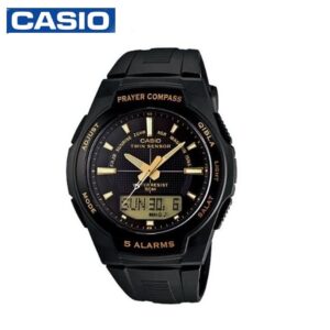 Casio CPW-500H-1avdr Mens Islamic Prayer Compass Watch - Black