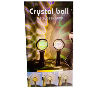 Crystal Ball Metal Desk Lamp