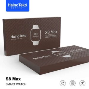 Haino Teko S8 Max Silver Edition Smart Watch Two Straps In One