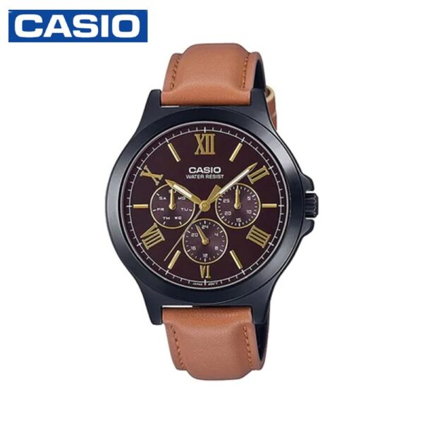 Casio MTP-V300BL-5AUDF Mens Enticer Analog Watch - Brown