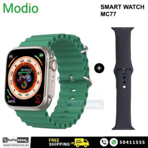 Modio MC77 Smart Watch With Two Straps - Green