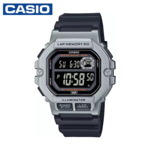 Casio WS-1400H-1BVDF Men's Digital Lap Memory Illuminator  Watch -Black