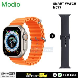 Modio MC77 Smart Watch With Two Straps - Orange