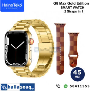 Haino Teko G8 Max Smart Watch 45MM With 2 Strap For Men