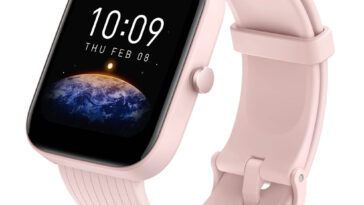 Amazfit Bip 3 Smart Watch - Pink