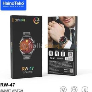 Haino Teko RW-47 with 3 Bands Smartwatch limited edition- Black