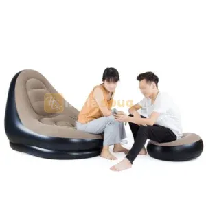 Inflatable Focked Lounge Chair With Footrest