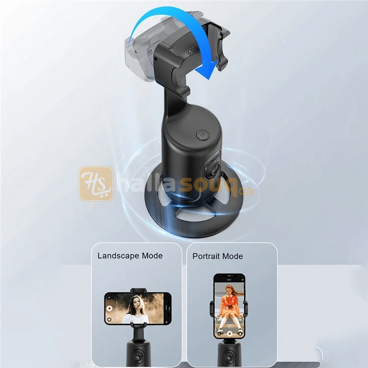 P01 Auto Head Tracking Phone Holder 360° Rotation