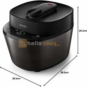 Philips HD2151/56 All-in-One Cooker Pressurized 5L Capacity - Black